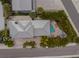 Top-down view of home and pool at 796 Jacaranda Rd, Anna Maria, FL 34216