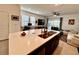 Kitchen island with double sink and ample counter space at 11739 Glenside Ter, Palmetto, FL 34221