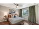 Cozy bedroom with a comfortable bed and stylish decor at 1598 Oak N Cir, Sarasota, FL 34232