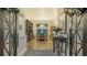 Bright dining room features hardwood floors and chandelier at 1598 Oak N Cir, Sarasota, FL 34232