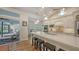 Spacious kitchen with island, stainless steel appliances, and breakfast nook at 1598 Oak N Cir, Sarasota, FL 34232