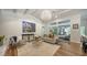 Open living room with large windows and access to patio at 1598 Oak N Cir, Sarasota, FL 34232
