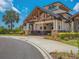 Community clubhouse with stone and wood accents, welcoming entrance at 16528 Berwick Ter, Bradenton, FL 34202