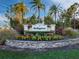 Community entrance sign with landscaping and Collintree lettering at 16528 Berwick Ter, Bradenton, FL 34202