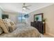 King bed, ocean view, and ensuite bath at 2109 Gulf Of Mexico Dr # 1303, Longboat Key, FL 34228