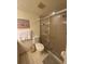 Clean bathroom with a stand-up shower and updated vanity at 2609 Woodgate Ln # K4, Sarasota, FL 34231