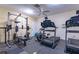 Community fitness center with treadmills and weight equipment at 2609 Woodgate Ln # K4, Sarasota, FL 34231