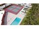 Community features tennis courts, shuffleboard, and swimming pool at 4104 Catalina Dr, Bradenton, FL 34210