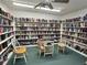 Quiet community library with numerous books and comfortable seating at 4104 Catalina Dr, Bradenton, FL 34210