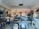 Large workshop space with various tools and workbenches at 4104 Catalina Dr, Bradenton, FL 34210
