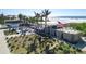 Beach pavilion with seating and restrooms at 4189 Roberts Point Cir, Sarasota, FL 34242