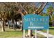 Siesta Key Beachside welcome sign at 4189 Roberts Point Cir, Sarasota, FL 34242