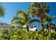 Lush tropical landscape with palm trees at 4189 Roberts Point Cir, Sarasota, FL 34242