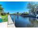 Scenic view of the canal with neighboring homes at 4712 Compass Dr, Bradenton, FL 34208