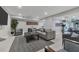 Relaxing clubhouse lounge with comfortable sofas and a large TV at 312 Yacht Harbor Dr, Osprey, FL 34229