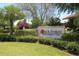Southbay Yacht & Racquet Club entrance sign, welcoming residents and guests at 312 Yacht Harbor Dr, Osprey, FL 34229
