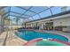 Large pool with spa and screened enclosure, great for entertaining at 4762 Meredith Ln, Sarasota, FL 34241