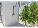 Private outdoor shower with lush landscaping at 5300 Avenida Del Mare, Sarasota, FL 34242