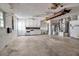 Bright and clean garage with ample storage cabinets at 10307 Sandpiper W Rd, Bradenton, FL 34209