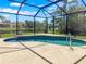 Inviting screened-in pool with serene views of the lake, perfect for enjoying the Florida sunshine and relaxation at 13951 Wood Duck Cir, Lakewood Ranch, FL 34202