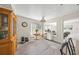 Cozy breakfast nook with wood hutch and small table, perfect for morning coffee at 4132 Carriage Cir # 12, Sarasota, FL 34241