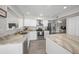 Modern kitchen with stainless steel appliances and granite countertops at 4132 Carriage Cir # 12, Sarasota, FL 34241