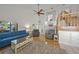 Spacious living room with hardwood floors and high ceilings at 4132 Carriage Cir # 12, Sarasota, FL 34241