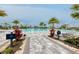 Inviting pool area with spa and lounge seating at 7940 Redonda Loop, Bradenton, FL 34202