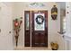 Bright and spacious entryway with decorative accents at 8661 Quinn Ct, North Port, FL 34287