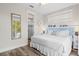 Spacious bedroom with king bed and en-suite bathroom at 106 7Th S St, Bradenton Beach, FL 34217