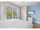 Main bedroom with king bed and stunning view from balcony at 106 7Th S St, Bradenton Beach, FL 34217