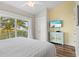 Main bedroom with king-size bed and ocean views at 106 7Th S St, Bradenton Beach, FL 34217