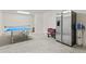 Finished garage with ping pong table at 106 7Th S St, Bradenton Beach, FL 34217