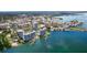 Aerial view of waterfront property with luxury high rises at 1305 4Th St # 402P, Sarasota, FL 34236