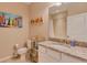 Clean bathroom with granite countertop and tiled shower at 13816 Messina Loop # 203, Bradenton, FL 34211