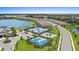 Community tennis and pickleball courts by clubhouse at 17335 Polo Trl, Bradenton, FL 34211