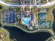 Resort-style community with pool, tennis courts, and lush landscaping at 20680 Vita Ct, Venice, FL 34293