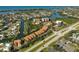 Aerial view of waterfront community with resort-style amenities at 2251 Jessie Harbor Dr # 2101, Osprey, FL 34229