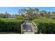 Wooden dock providing access to the waterway at 2251 Jessie Harbor Dr # 2101, Osprey, FL 34229