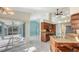 Kitchen with granite counters, breakfast bar at 42 Marker Rd, Rotonda West, FL 33947
