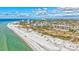 Beachfront view of condo and the Gulf of Mexico at 420 Beach Rd # 203, Sarasota, FL 34242