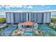 Beachfront building with pool and tennis courts at 420 Beach Rd # 203, Sarasota, FL 34242