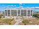 Beachfront building with boardwalk to beach at 420 Beach Rd # 203, Sarasota, FL 34242