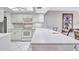 Large kitchen island with seating for two at 420 Beach Rd # 203, Sarasota, FL 34242
