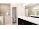 Bathroom with double vanity, a separate toilet, and a shower at 4326 Tamarind Pl, Bradenton, FL 34203
