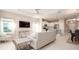Open concept living room, kitchen and dining area with modern finishes at 4326 Tamarind Pl, Bradenton, FL 34203