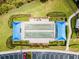 Two bocce ball courts with shade structures at 5610 Rain Lily Ct, Sarasota, FL 34238