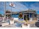 Captain Curt's open-air restaurant with outdoor seating and clam chowder sign at 6536 Sabal Dr, Sarasota, FL 34242