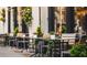 Outdoor cafe seating area in a vibrant, walkable neighborhood at 1305 4Th St # 502A, Sarasota, FL 34236