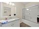 Clean bathroom with a shower/tub combo at 2060 Willow Hammock Cir # 304, Punta Gorda, FL 33983